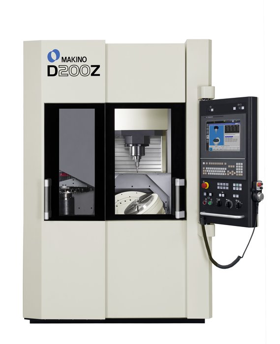 O novo Makino D200Z: Elevada qualidade de superfície e precisão a partir de um centro de maquinação vertical de 5 eixos ultra-compacto facilmente automatizado